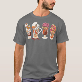 Halloween Horror Coffee Sweatshirt Halloween Graph T Shirt