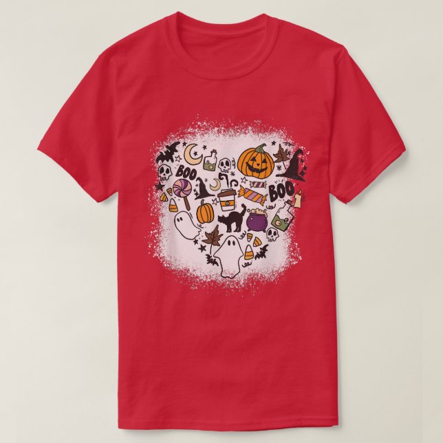 Halloween Horror Costume Pumpkin Vampire Ghost Boy T Shirt (Design framsida)