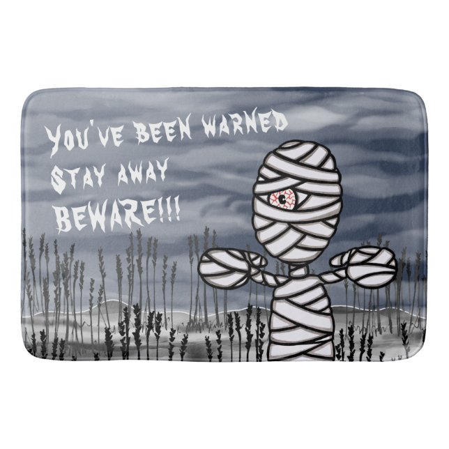 Halloween Horror Creepy Mummy Badrumsmatta (Framsidan)