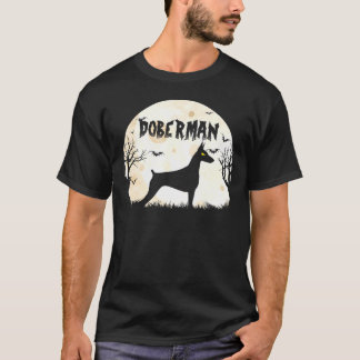 Halloween Horror Doberman T Shirt