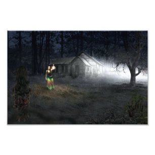 Halloween Horror House Fototryck