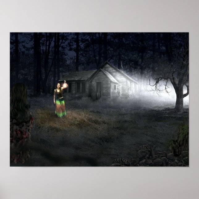 Halloween Horror House Poster (Framsidan)