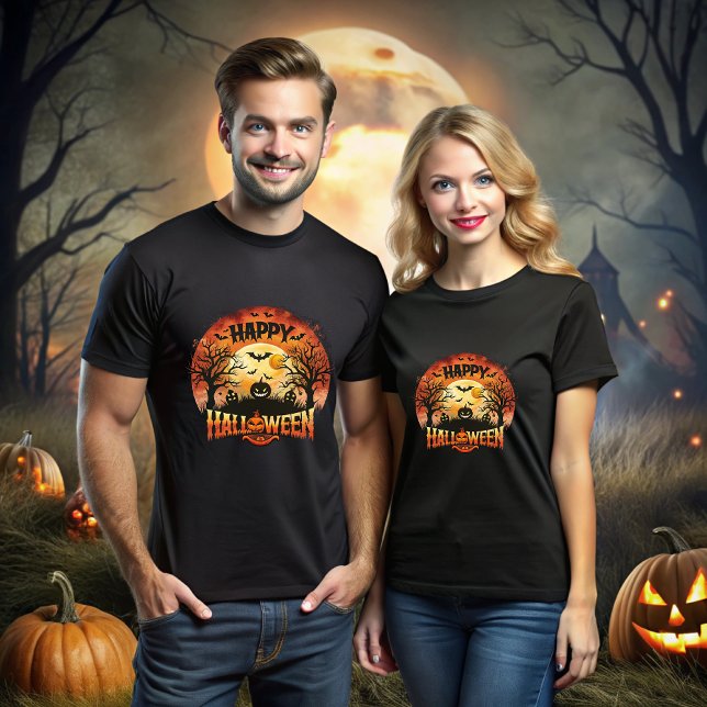 Halloween Horror Landscape T Shirt (Skapare uppladdad)