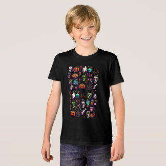 Halloween Horror & Monster Icon Art T-Shirt