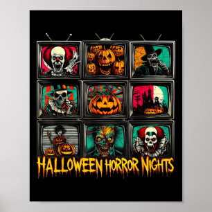 Halloween Horror Nights Skräckfilm Poster
