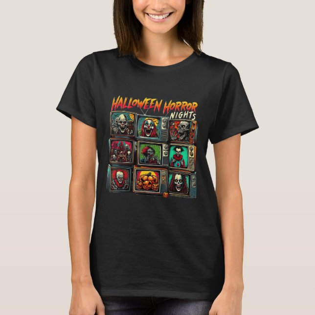 Halloween Horror Nights Y Movie  T Shirt (Framsida)