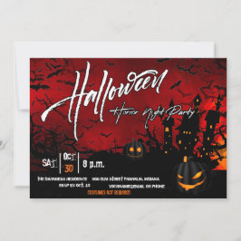 Halloween Horror Nigth Party-inbjudan Inbjudningar