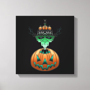 Halloween Horror Punk Zombie Canvastryck