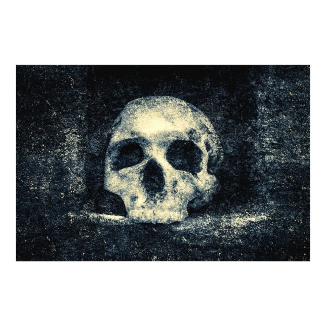 Halloween Horror Skull Fototryck (Framsidan)