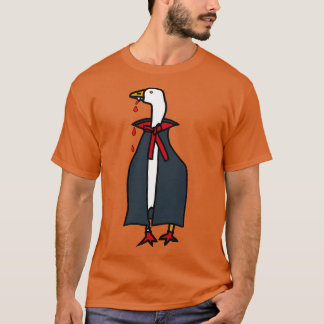 Halloween Horror Vampire Gaming Goose T Shirt