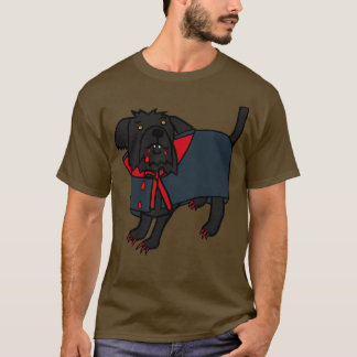 Halloween Horror Vampire Hund T Shirt