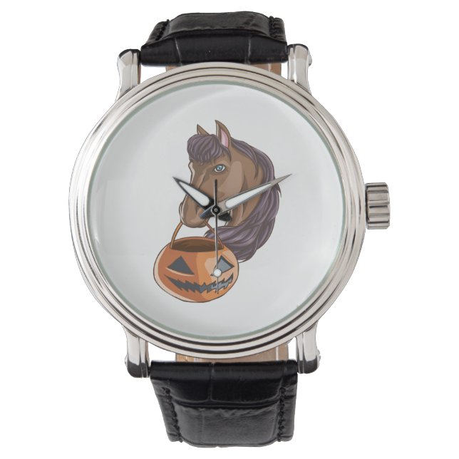 Halloween Horse Armbandsur (Framsida)
