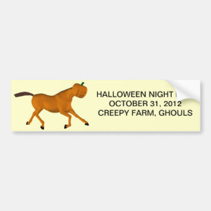 Halloween Horse Bildekal