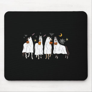 Halloween Horse Ghost Boo Pumpkin Costume För mana Musmatta