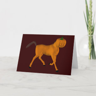 Halloween Horse Kort