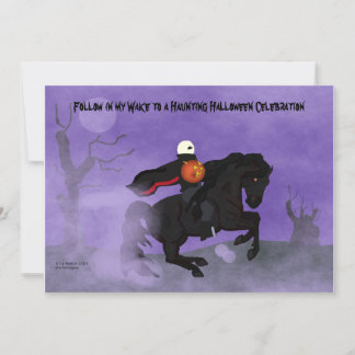 Halloween Horseman-inbjudan Inbjudningar
