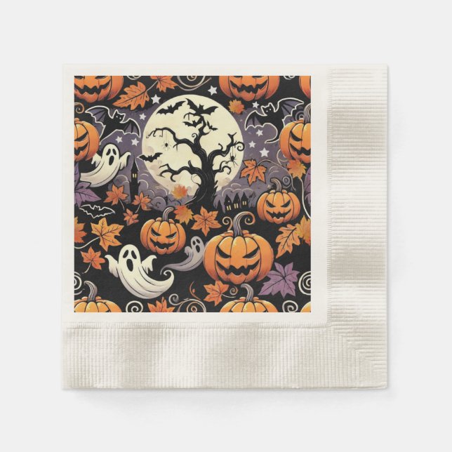 Halloween/Höst/Höst Pappersservett (Framsidan)