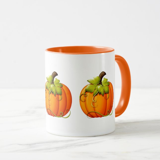 Halloween/Höst Pumpa Mugg (Framsida höger)