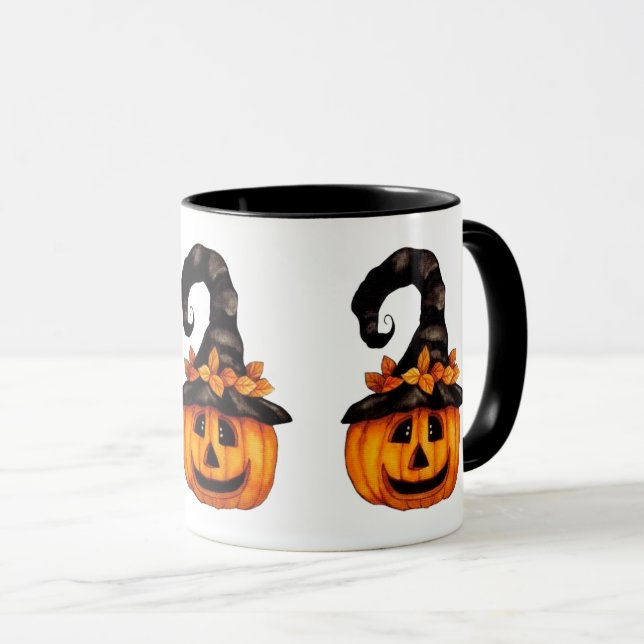 Halloween/höstjack o lanternmugg mugg (Framsida höger)