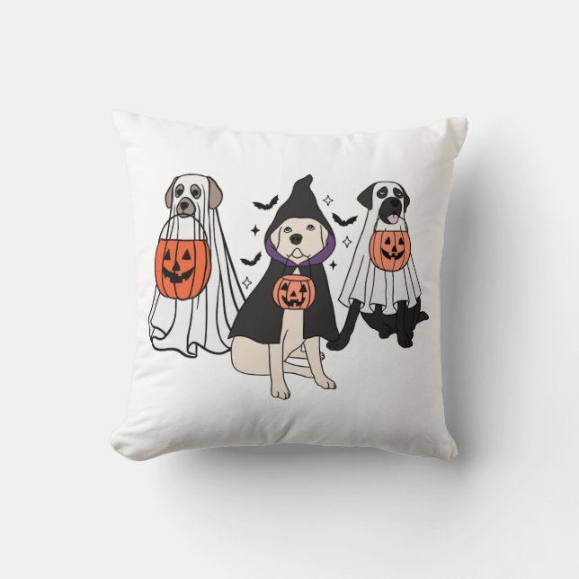 Halloween Hounds Pillow Kudde (Framsida)