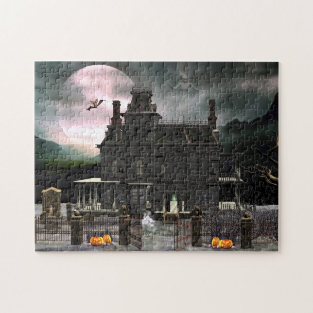 Halloween House 2 Puzzle Pussel (Horisontell)
