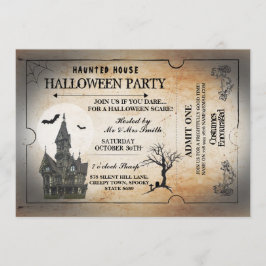 Halloween House Party Inbjudan Horror Spooky Bilje