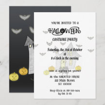 Halloween House, Svarta katter, Fladdermus, Pumpki