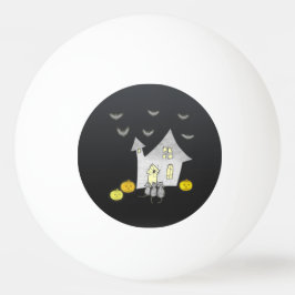 Halloween House, Svarta katter, Fladdermus, Pumpki Pingisboll