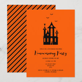 Halloween Houseuppvärmning Party hemsökt hus Moder Inbjudningar