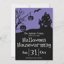 Halloween Houseuppvärmning Party och Nya adress