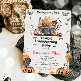 Halloween HouseuppvärmParty Inbjudningar