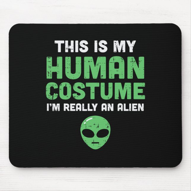 Halloween Human Costume Im Alien Funny Manar Women Musmatta (Framsidan)