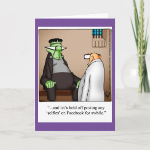 Halloween Humor hälsningskort för Halloween Kort