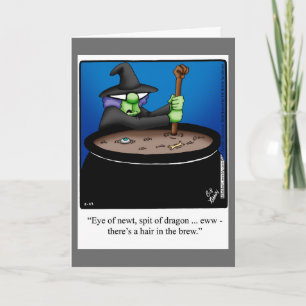 Halloween Humor-hälsningskort Kort
