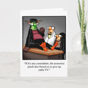Halloween Humor-hälsningskort Kort