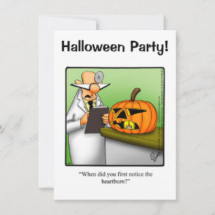 Halloween Humor-partiets inbjudningar "Spectickles