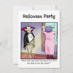 Halloween Humor-partiets inbjudningar "Spectickles