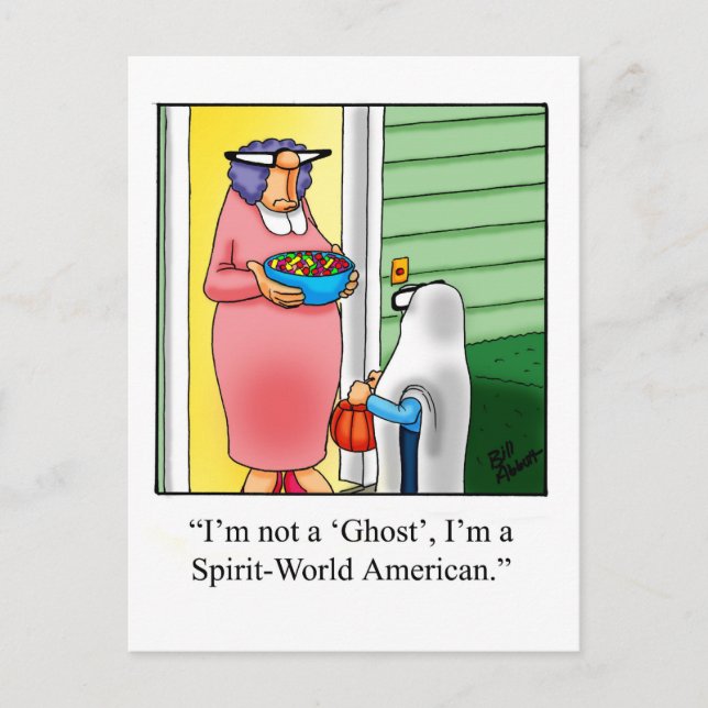 Halloween Humor Postcards ’Spectickles’ Vykort (Framsida)