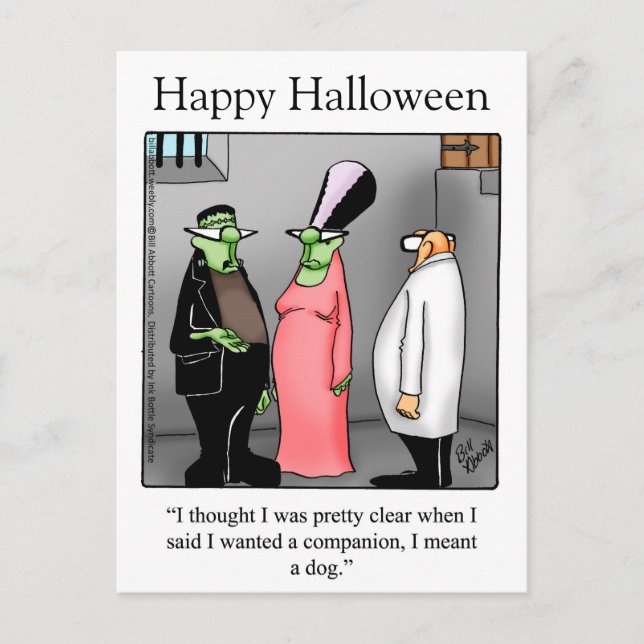Halloween Humor Postcards ’Spectickles’ Vykort (Framsida)