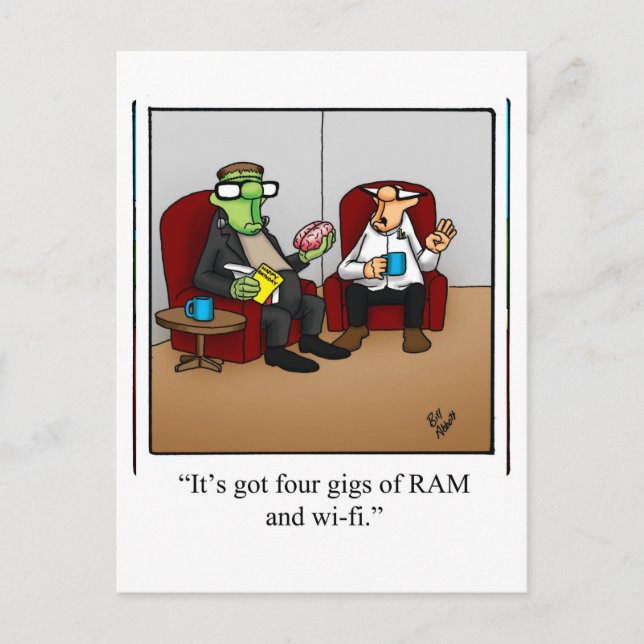 Halloween Humor Postcards ’Spectickles’ Vykort (Framsida)