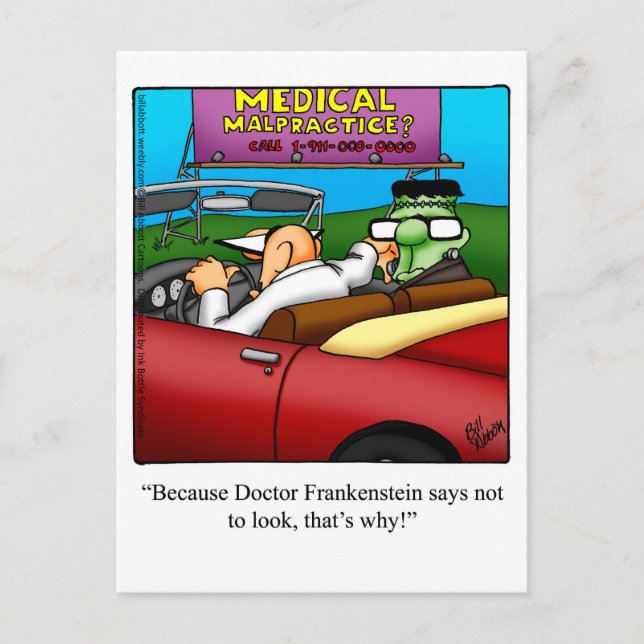 Halloween Humor Postkort "Spectickles" Vykort (Framsida)