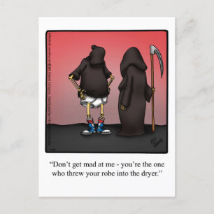 Halloween Humor vykort