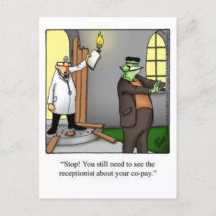 Halloween Humor vykort