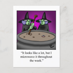 Halloween Humor vykort