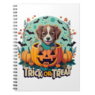 Halloween Hund 1 Anteckningsbok