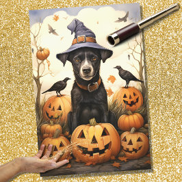 Halloween Hund 3 Decoupage Papper