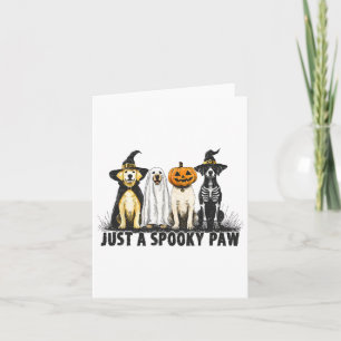 Halloween Hund älskare är bara ett Tass Retro-tric Kort