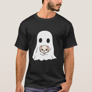 Halloween Hund älskare och Lakan Ghost Cute Hundar T Shirt