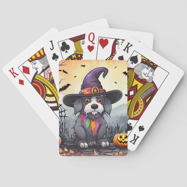 Halloween Hund Casinokort (Baksidan)