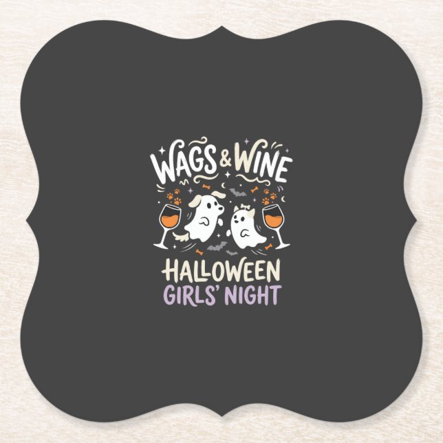 Halloween hund crew för skräck underlägg papper (Framsida)